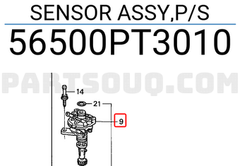 Honda 56500PT3010 SENSOR ASSY,P/S