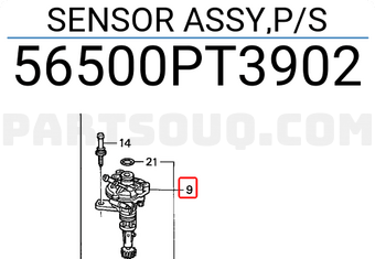 Honda 56500PT3902 SENSOR ASSY,P/S