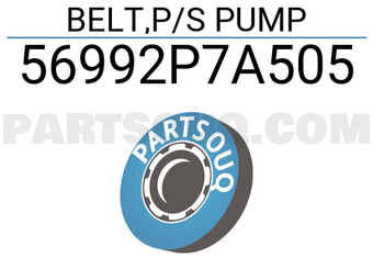 Honda 56992P7A505 BELT,P/S PUMP
