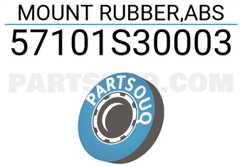 Honda 57101S30003 MOUNT RUBBER,ABS