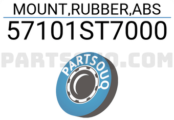 Honda 57101ST7000 MOUNT,RUBBER,ABS