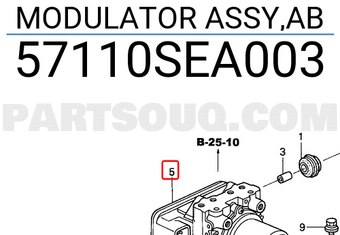 Honda 57110SEA003 MODULATOR ASSY,AB