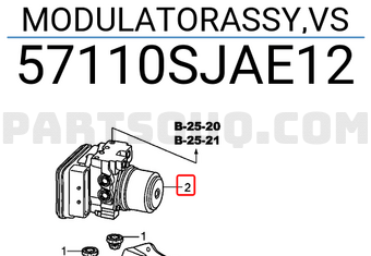 Honda 57110SJAE12 MODULATORASSY,VS