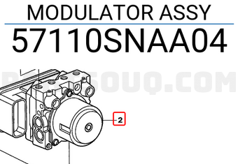 Honda 57110SNAA04 MODULATOR ASSY