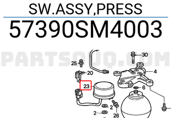 Honda 57390SM4003 SW.ASSY,PRESS