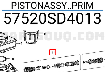 Honda 57520SD4013 PISTONASSY.,PRIM