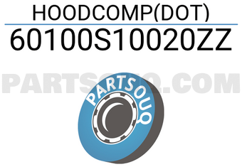 Honda 60100S10020ZZ HOODCOMP(DOT)