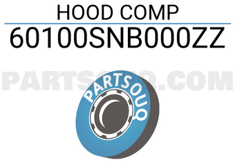 Honda 60100SNB000ZZ HOOD COMP