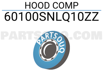 Honda 60100SNLQ10ZZ HOOD COMP