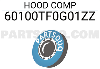 Honda 60100TF0G01ZZ HOOD COMP