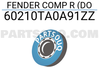 Honda 60210TA0A91ZZ FENDER COMP R (DO