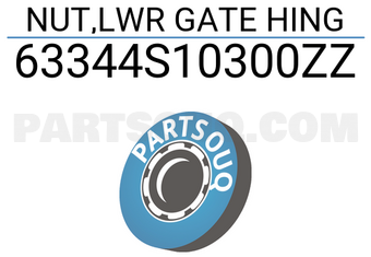 Honda 63344S10300ZZ NUT,LWR GATE HING
