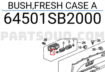 Honda 64501SB2000 BUSH,FRESH CASE A