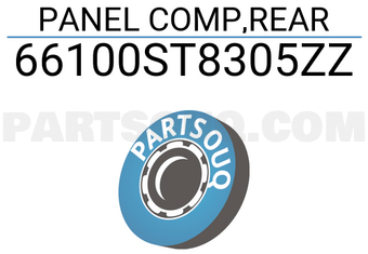 Honda 66100ST8305ZZ PANEL COMP,REAR