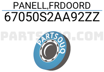 Honda 67050S2AA92ZZ PANELL,FRDOORD