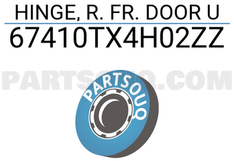 Honda 67410TX4H02ZZ HINGE, R. FR. DOOR U