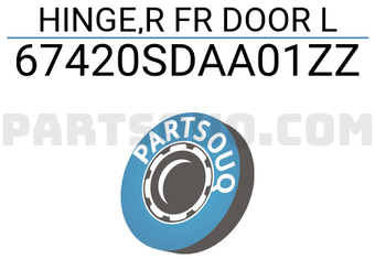Honda 67420SDAA01ZZ HINGE,R FR DOOR L