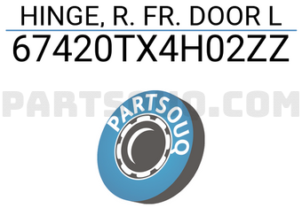 Honda 67420TX4H02ZZ HINGE, R. FR. DOOR L