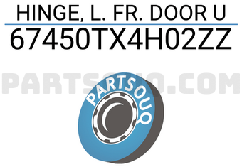 Honda 67450TX4H02ZZ HINGE, L. FR. DOOR U