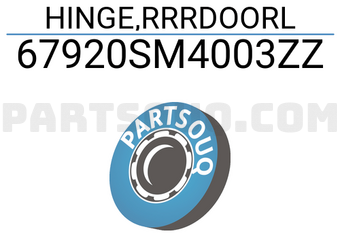 Honda 67920SM4003ZZ HINGE,RRRDOORL