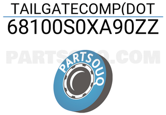 Honda 68100S0XA90ZZ TAILGATECOMP(DOT