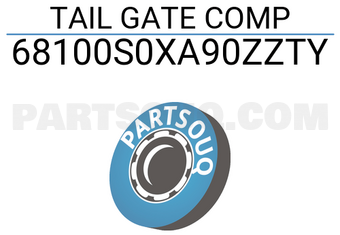 Honda 68100S0XA90ZZTY TAIL GATE COMP