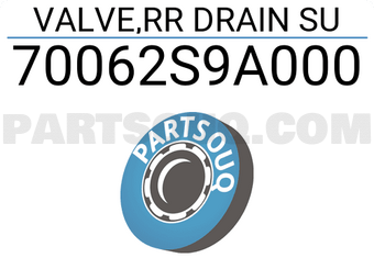 Honda 70062S9A000 VALVE,RR DRAIN SU