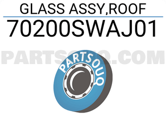 Honda 70200SWAJ01 GLASS ASSY,ROOF