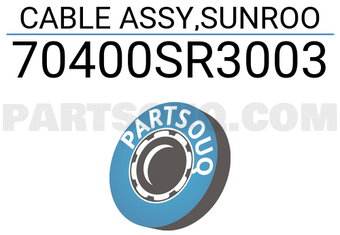 Honda 70400SR3003 CABLE ASSY,SUNROO