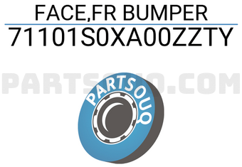 Honda 71101S0XA00ZZTY FACE,FR BUMPER