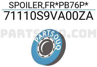 Honda 71110S9VA00ZA SPOILER,FR*PB76P*