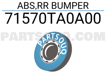 Honda 71570TA0A00 ABS,RR BUMPER