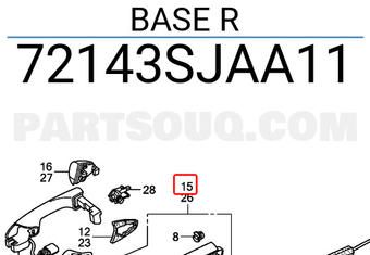 Honda 72143SJAA11 BASE R