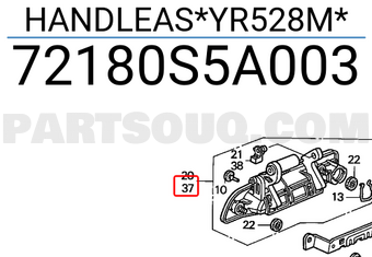 Honda 72180S5A003 HANDLEAS*YR528M*