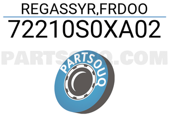 Honda 72210S0XA02 REGASSYR,FRDOO