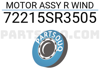 Honda 72215SR3505 MOTOR ASSY R WIND