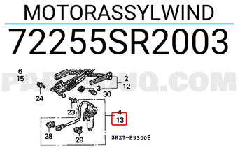 Honda 72255SR2003 MOTORASSYLWIND