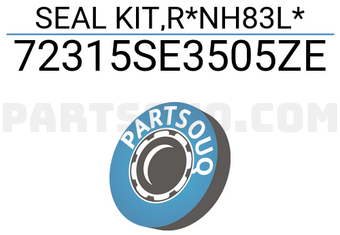 Honda 72315SE3505ZE SEAL KIT,R*NH83L*
