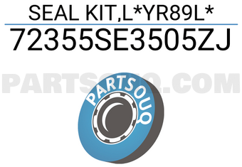 Honda 72355SE3505ZJ SEAL KIT,L*YR89L*