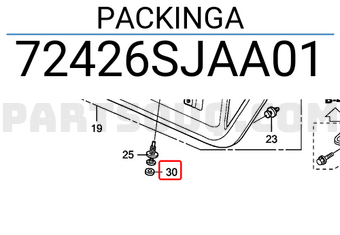 Honda 72426SJAA01 PACKINGA