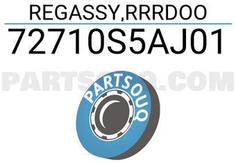 Honda 72710S5AJ01 REGASSY,RRRDOO