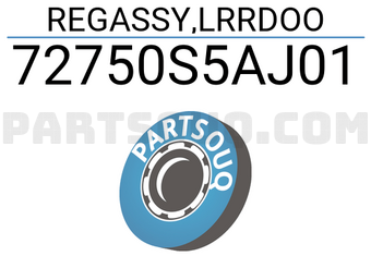 Honda 72750S5AJ01 REGASSY,LRRDOO