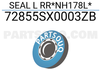 Honda 72855SX0003ZB SEAL L RR*NH178L*