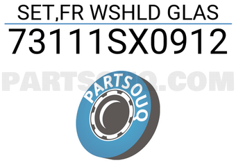 Honda 73111SX0912 SET,FR WSHLD GLAS