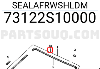 Honda 73122S10000 SEALAFRWSHLDM