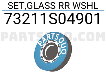 Honda 73211S04901 SET,GLASS RR WSHL