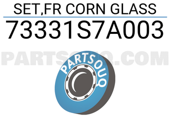 Honda 73331S7A003 SET,FR CORN GLASS