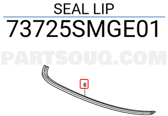 Honda 73725SMGE01 SEAL LIP