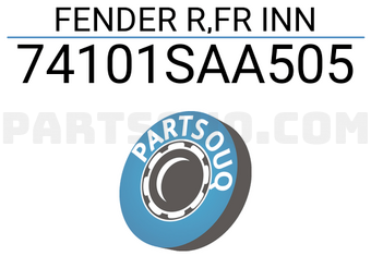 Honda 74101SAA505 FENDER R,FR INN