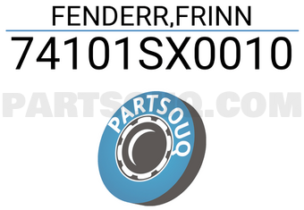 Honda 74101SX0010 FENDERR,FRINN